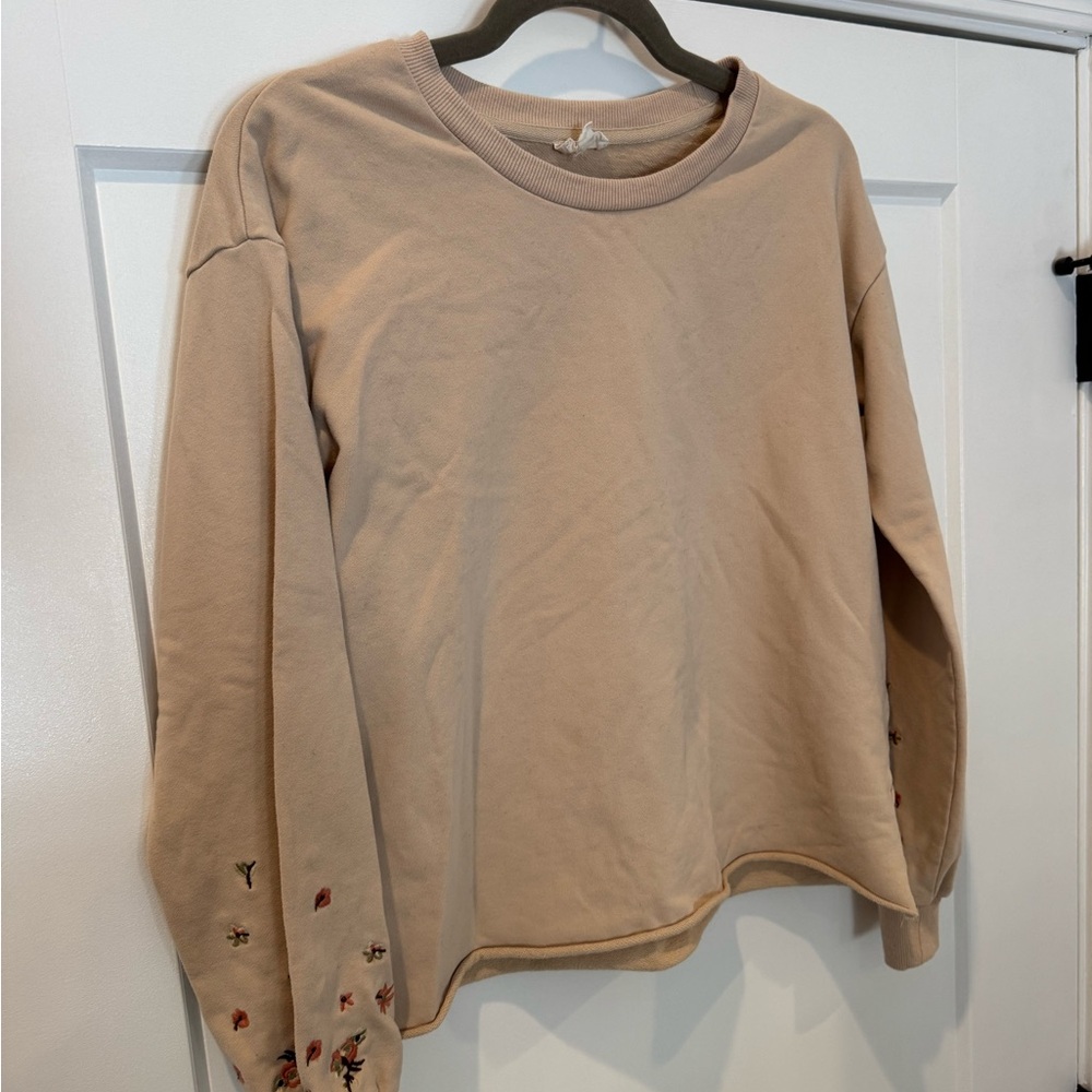 Hem & Thread Tan Knit Top - Picture 2 of 6